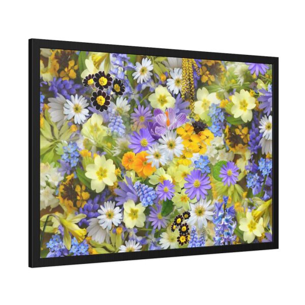 Daisy Flower Background Framed Poster