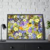 Daisy Flower Background Framed Poster