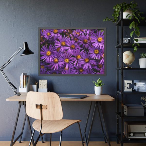 93855-346.jpg Purple Daisy Framed Poster