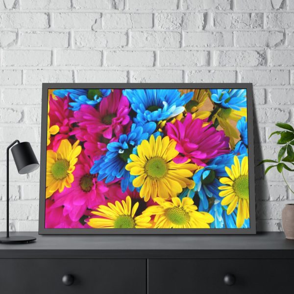 93855-359.jpg Colorful Daisies Framed Poster