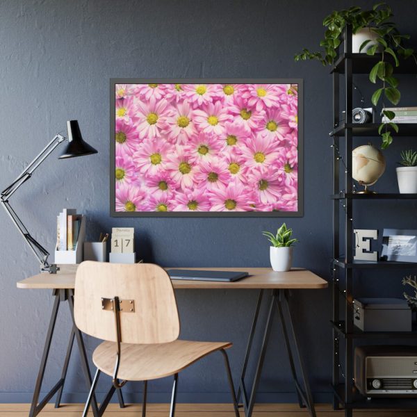 93855-362.jpg Pink Daisies Framed Poster