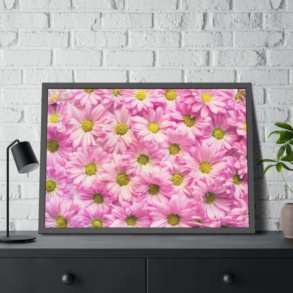 93855-363.jpg Pink Daisies Framed Poster