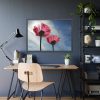 93855-370.jpg Pink Daisy with Blue Sky Framed Poster
