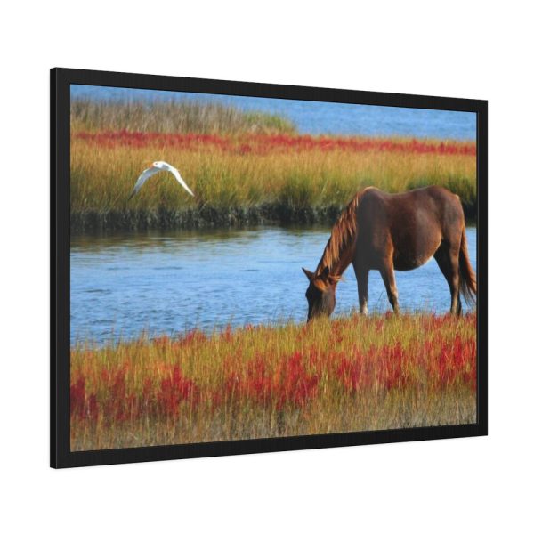 93855-405.jpg Horse Savanna Framed Poster