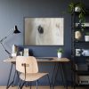 93855-410.jpg Half of a White Horse Face Framed Poster