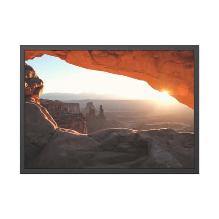 The Cave With Sunlight Framed Poster - Image 5