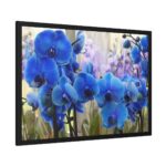 Blue Orchids Framed Poster - Image 6