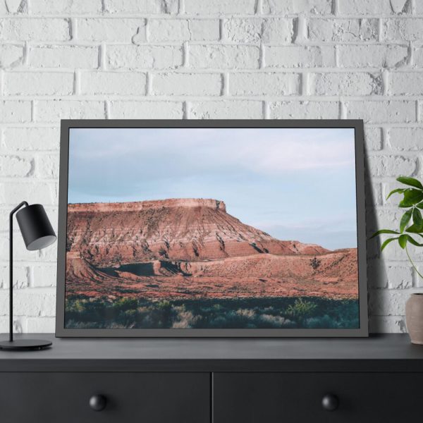 93855-483.jpg Cliff in Arizona Framed Poster