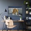 93855-518.jpg Wet Polar Bear Framed Poster