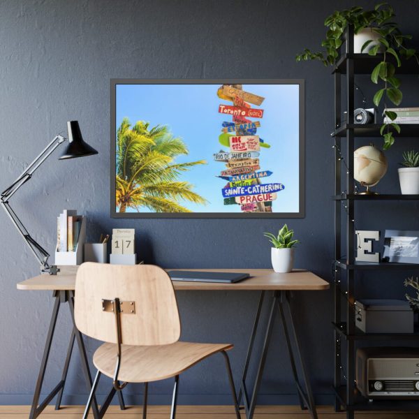 Long Bay Beach Framed Poster
