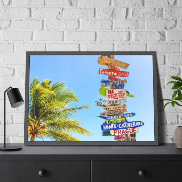 Long Bay Beach Framed Poster