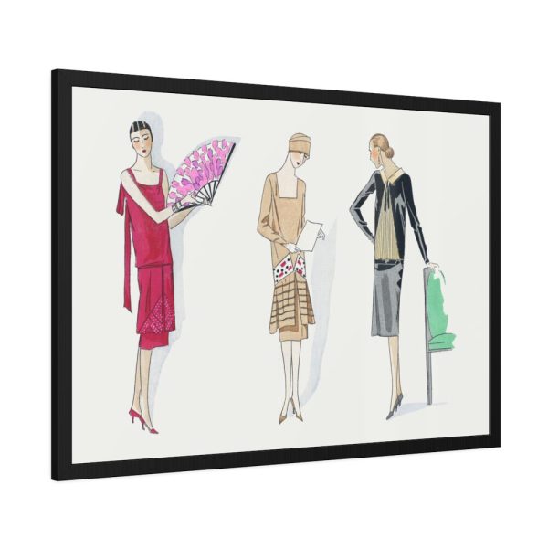 Three Dresses Framed Poster