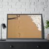 93855-571.jpg Free Foot Prints on the Beach Framed Poster