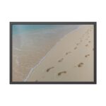 Foot Prints on Sand Framed Poster - Image 5