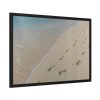93855-577.jpg Foot Prints on Sand Framed Poster