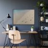 93855-578.jpg Foot Prints on Sand Framed Poster