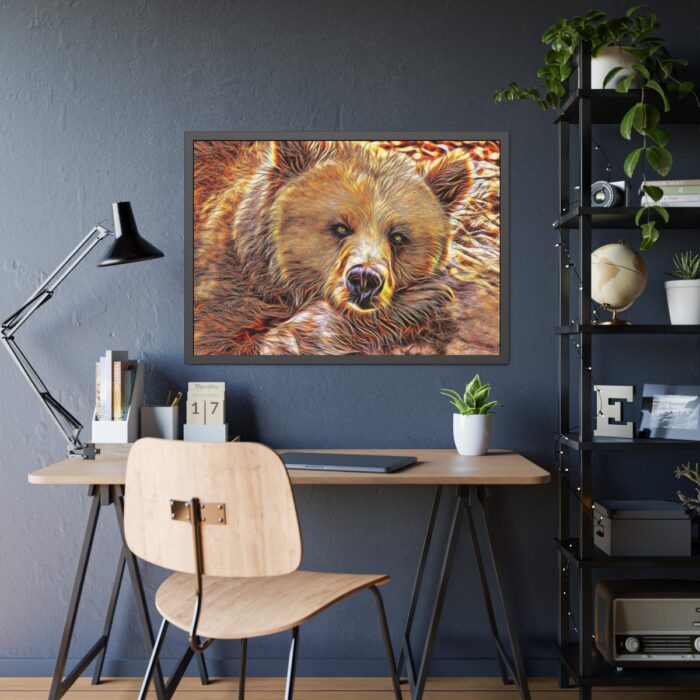 Fractal Bear Framed Poster - Image 7