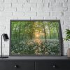 93855-607.jpg Forest at Sunset with Bear's Garlic Framed Poster