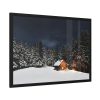 Barn in Starry Night Framed Poster