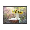 Sunflower in Vase Framed Poster