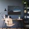 93855-90.jpg Long Exposure of the Star Trails Above the Barn Framed Poster