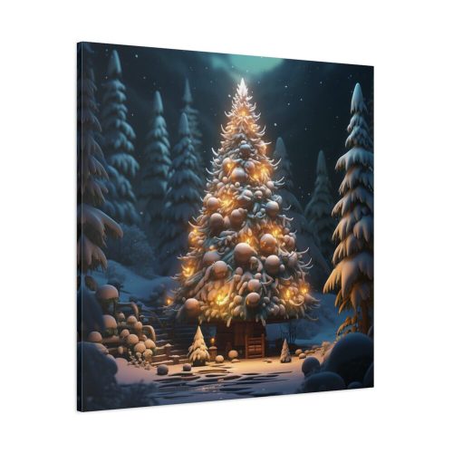 Christmas Tree House Standard Canvas