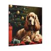 101419-115.jpg Cocker Spaniel Christmas Standard Canvas