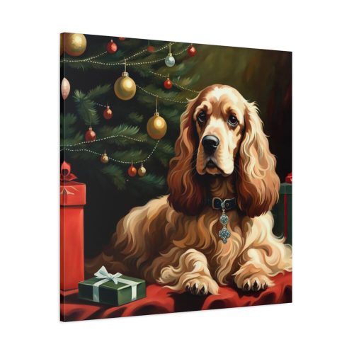 Cocker Spaniel Christmas Standard Canvas