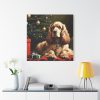 101419-117.jpg Cocker Spaniel Christmas Standard Canvas