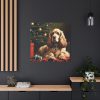 101419-118.jpg Cocker Spaniel Christmas Standard Canvas