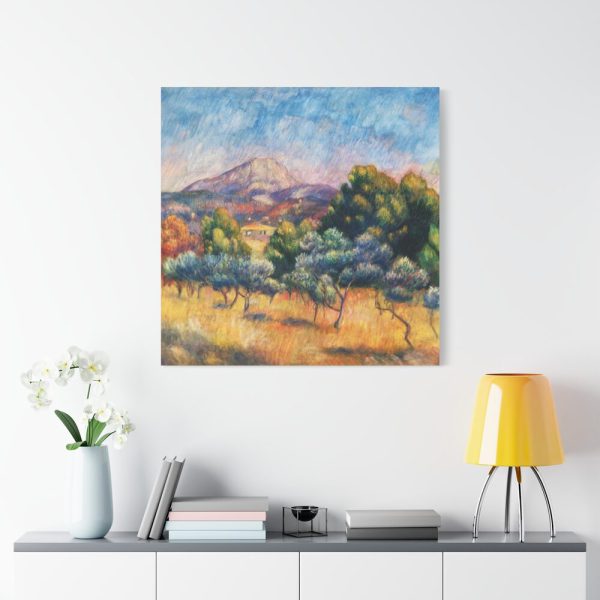 101419-12.jpg Montagne Sainte-Victoire by Pierre-Auguste Renoir Standard Canvas