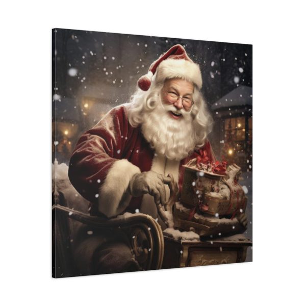 101419-125.jpg Santa Claus On A Sleigh Standard Canvas