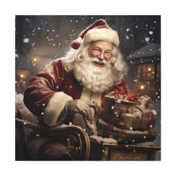 101419-126.jpg Santa Claus On A Sleigh Standard Canvas