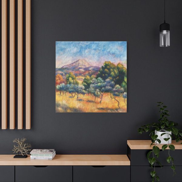 101419-13.jpg Montagne Sainte-Victoire by Pierre-Auguste Renoir Standard Canvas