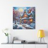 101419-137.jpg Christmas House Fantasy Art Standard Canvas