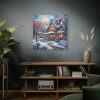 101419-139.jpg Christmas House Fantasy Art Standard Canvas