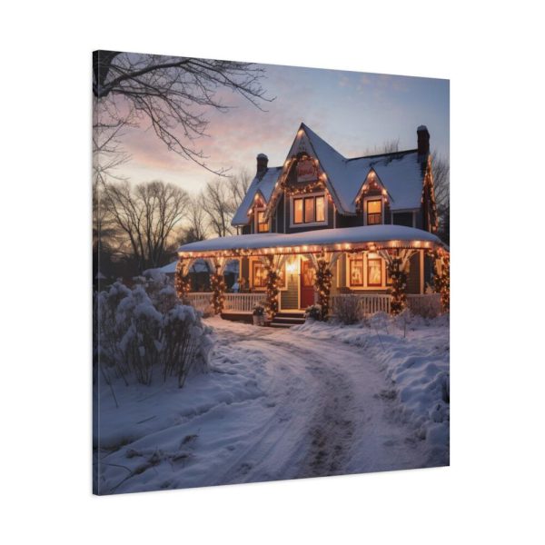 101419-140.jpg Christmas Decorated Home Standard Canvas