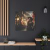 101419-148.jpg Vintage Woman In Town At Christmas Standard Canvas