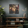 101419-149.jpg Vintage Woman In Town At Christmas Standard Canvas