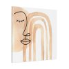 101419-155.jpg Boho Rainbow Line Art Face Standard Canvas