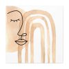 101419-156.jpg Boho Rainbow Line Art Face Standard Canvas