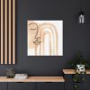 101419-158.jpg Boho Rainbow Line Art Face Standard Canvas