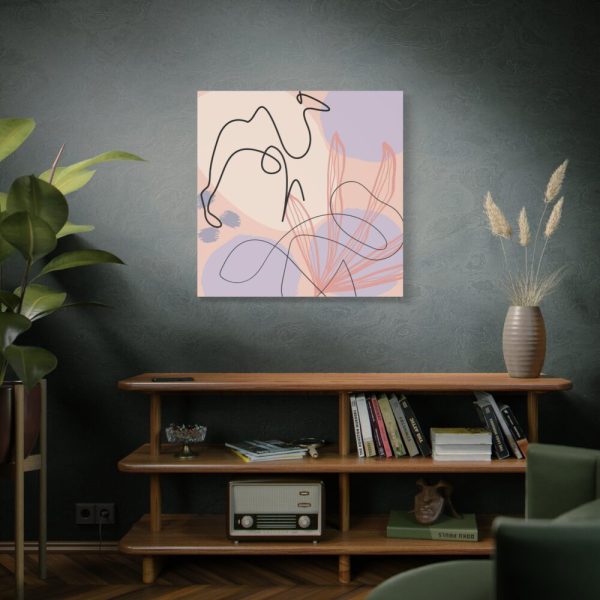 101419-174.jpg Minimal Drawing of a Camel Standard Canvas