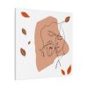 101419-195.jpg Abstract Shape With Autumn Leaves Standard Canvas