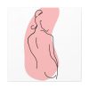 101419-201.jpg Modern Art Abstract Of A Lady Standard Canvas