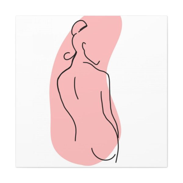 101419-201.jpg Modern Art Abstract Of A Lady Standard Canvas