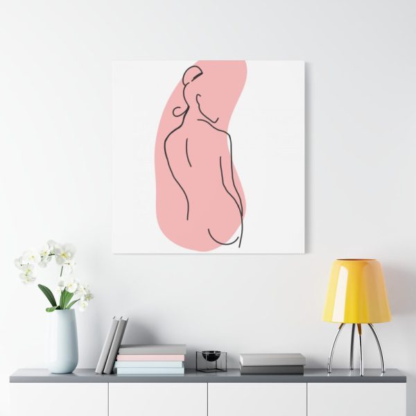 101419-202.jpg Modern Art Abstract Of A Lady Standard Canvas