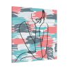 101419-205.jpg Line Drawing Of A Pondering Woman Standard Canvas