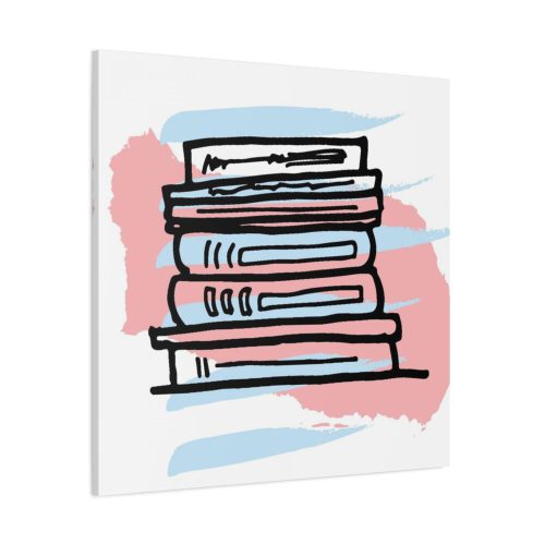 Abstract Books Illustration Standard Canvas