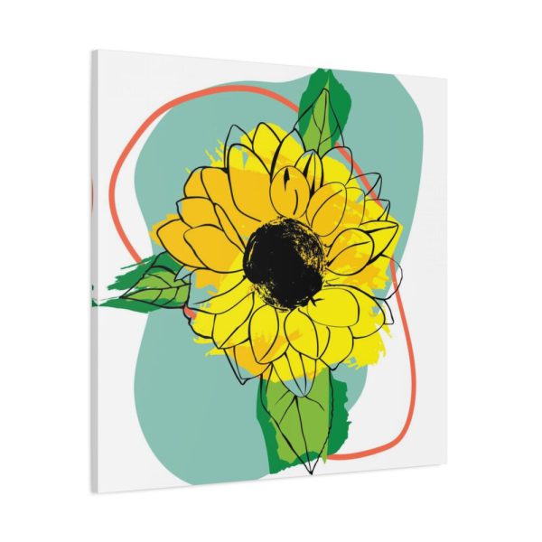 101419-220.jpg Sunflower Abstract Standard Canvas
